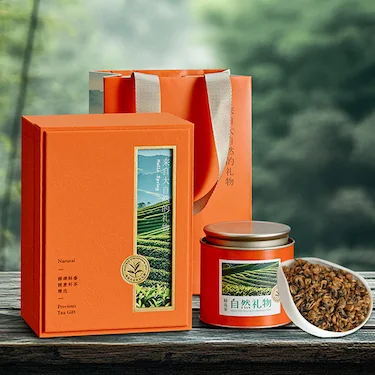 Подарочный китайский чай Дянь Хун Цзинь Ло «Золотая улитка»